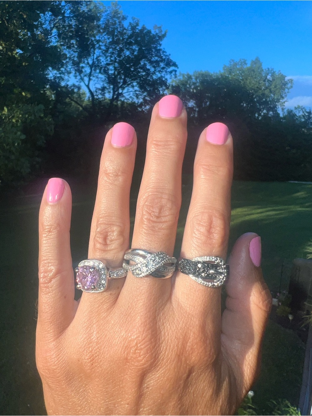 Set of 3 women’s rings — APX. Size 6